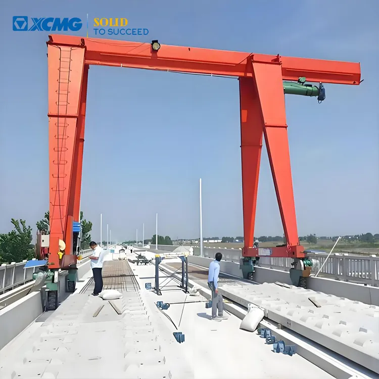 XCMG Official Single Girder Tyre Gantry Crane Hydraulic Adjustable Height Gantry Crane Price